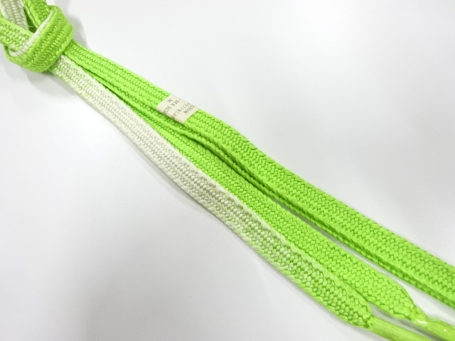 未使用品　正絹　手組帯締め